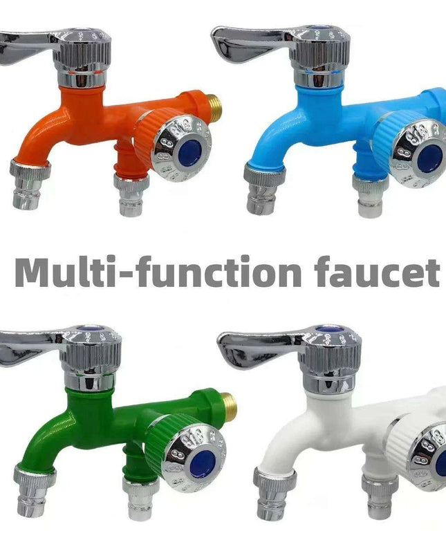 Dual-Function Faucet Adapter for Home and Bathroom Enhancement