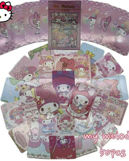 Whimsical Sanrio Characters Laser Photo Card Collection - Dreamy Wonderland Edition