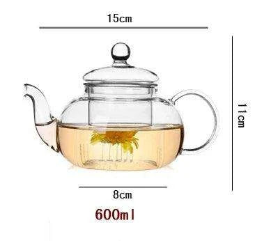 Elegant Chaozhou Heat-Resistant Glass Teapot Collection - Versatile Sizes for Every Occasion