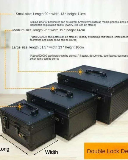 Savings Security Vault - Combination Lock Storage Box for All Ages