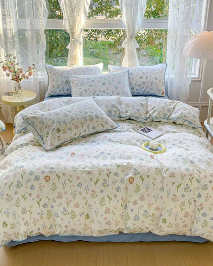 Pastoral Floral Charm Girl's Bedding Collection