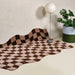 Regal Ruby Luxe Checkerboard Area Rug