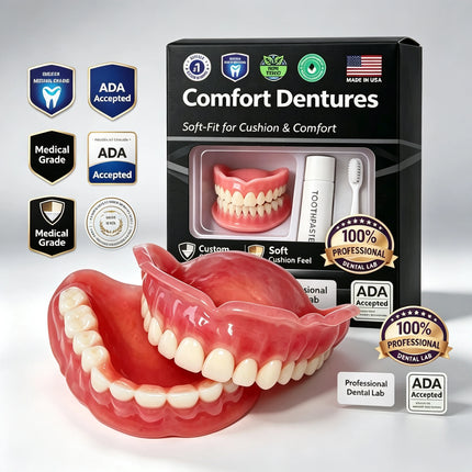 2026 New Lightweight Moldable Silicone Dentures, Instant Smile Natural Tone False Teeth Oral Care Pack 2026-new-lightweight-moldable-silicone-dentures-instant-smile-natural-tone-false-teeth-oral-care-pack
