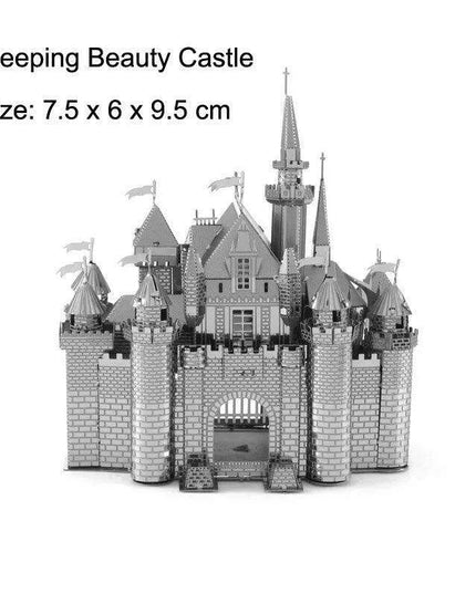 Global Landmark 3D Metal Puzzle Set: Construct and Discover Iconic Structures