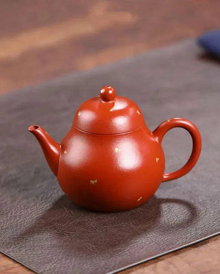 Elegant 120ml Authentic Yixing Purple Clay Teapot - Handcrafted Travel Tea Set