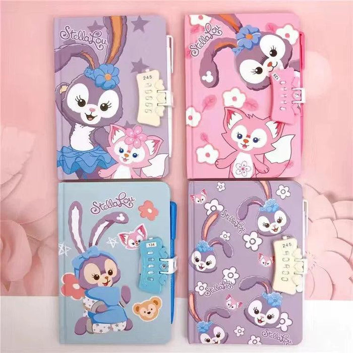 Delightful Sanrio Creative Notebook Set with Secret Code Lock & Inspiring Stationery Kit for Young Innovators