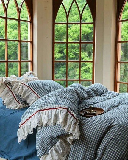 High-end 100% Cotton Bedding Set Eco-friendly Double Layer