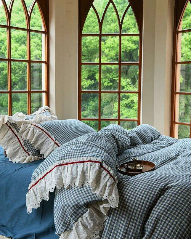 High-end 100% Cotton Bedding Set Eco-friendly Double Layer