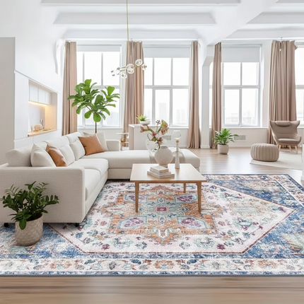 Bohemian Vintage Soft Area Rug — Non-Slip, Multi-Size | Très Élite