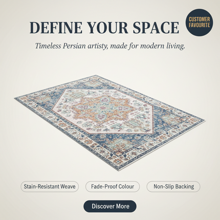 Bohemian Vintage Soft Area Rug — Non-Slip, Multi-Size | Très Élite