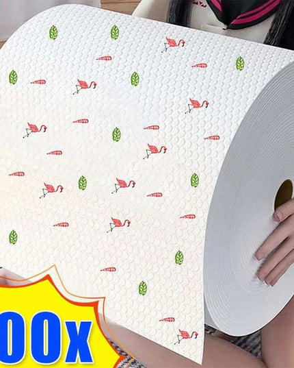 Essential Kitchen Cleaning Wipes Set with Stainless Steel Storage Hanger