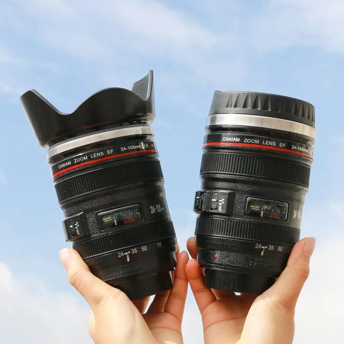 Camera Lens Coffee Mug - Perfect for Traveling Photographers and Home Enthusiasts