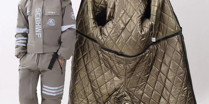 Global Blooming Winter Windproof Motorcycle Suit - Thick Graphene Line