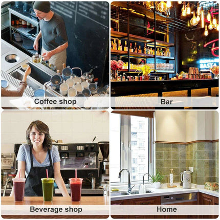 Automatic High Pressure Stainless Steel Glass Rinser Kit for Effortless Kitchen Cleaning