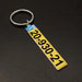 Customizable Car Plate Keychain - Thoughtful Gift for Auto Lovers