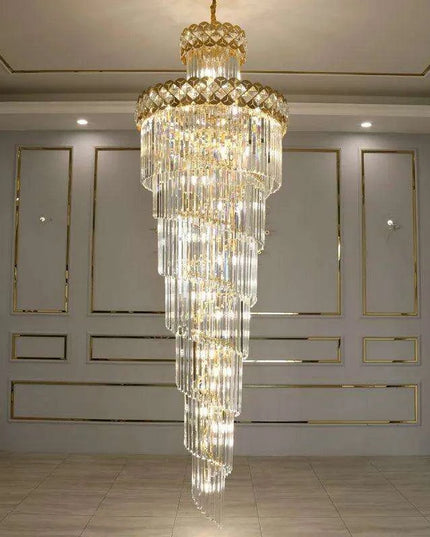 Opulent Crystal Chandelier - Chic Lighting Solution