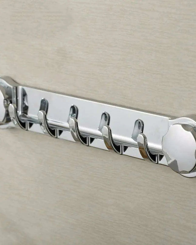 Stylish Silver Suction Hooks for Effortless Bathroom and Kitchen Organization