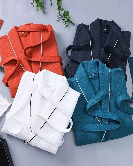 Cozy Unisex Hooded Cotton Bathrobe for Ultimate Comfort and Relaxation