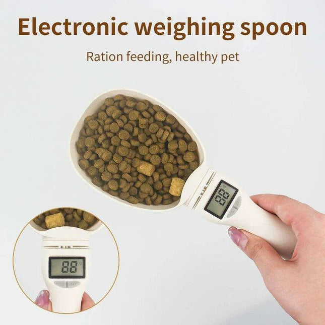 Digital Smart Pet Feeder with Precision Measuring Spoon