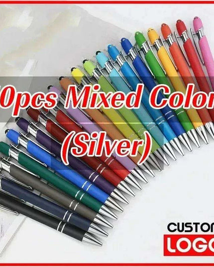 Personalized Engraved Metal Ballpoint Pen Set of 50