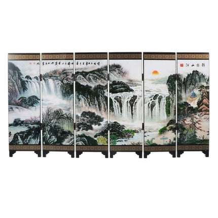 Elegant Chinese-Inspired Folding Room Divider