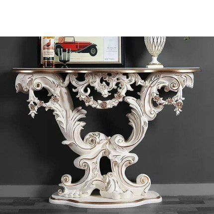 European Vintage Console Table - Classic Entryway Storage Solution