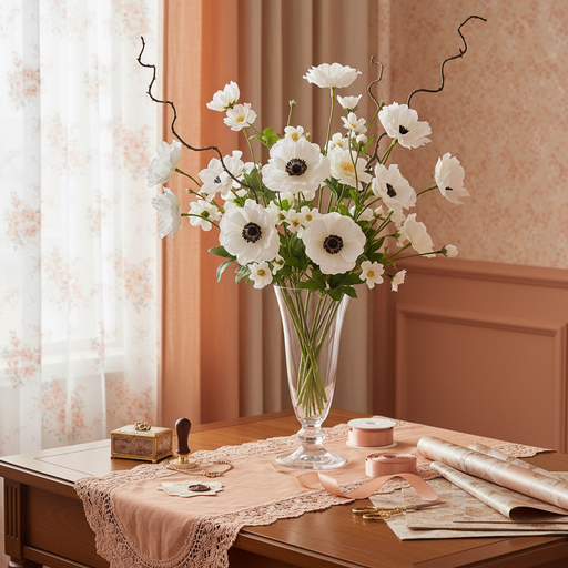 AliExpress Japanese Butterfly Peony Artificial Silk Flowers - Realisti