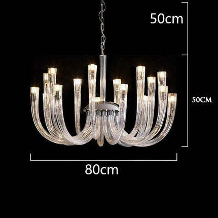 Modern Dimmable LED Chandelier Pendant Light - Elegant Indoor Lighting for Stylish Homes