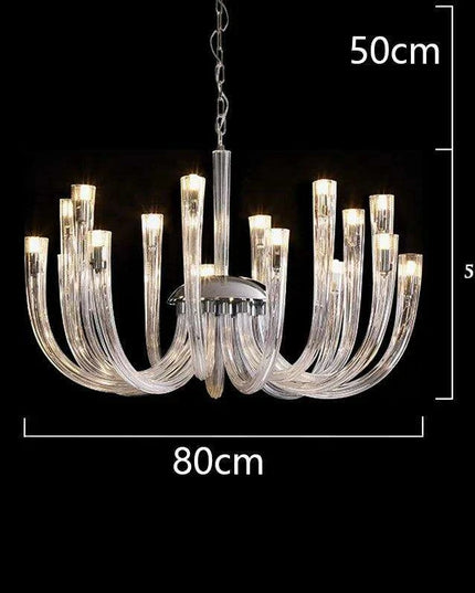Modern Dimmable LED Chandelier Pendant Light - Elegant Indoor Lighting for Stylish Homes