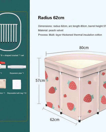Triangular Oasis Portable Spa Tub for Ultimate Relaxation