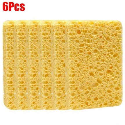 Vibrant Double-Sided Reusable Cleaning Sponges for Kitchen & Home – Choose from 1, 2, or 6 Pack Options