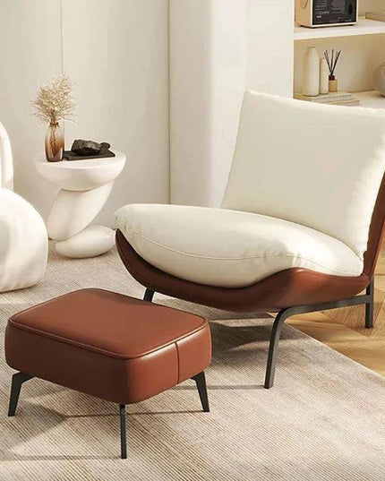 Chic Scandinavian Foldable Lounge Chair - Stylish Comfort for Contemporary Homes