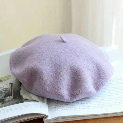 Chic Wool Beret for Women - Timeless Style Meets Cozy Comfort