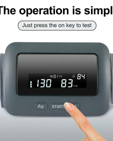 Advanced Bluetooth Blood Pressure Monitor with USB Charging and Russian Voice Assistance - Your Essential Health Tracker