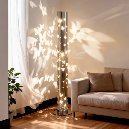 Butterfly Projection Floor Lamp - Dimmable LED