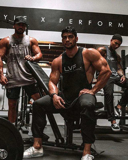 Men's Active Summer Sleeveless Training Tank - Quick-Dry Gym Vest for Bodybuilding and Fitness