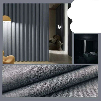 Luxury Soundproof Linen Drapes - Premium Noise Isolation and Total Privacy Solution