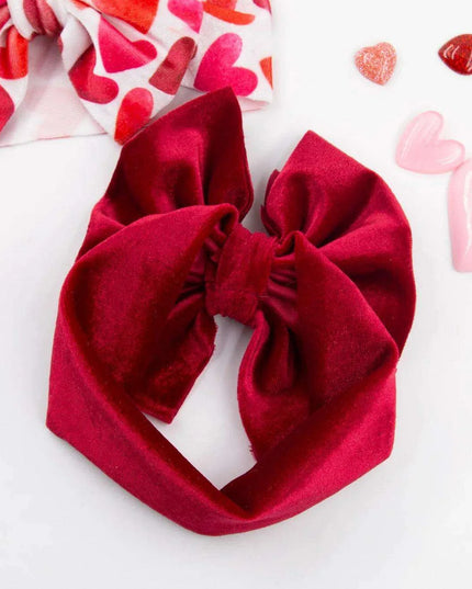 Velvet Elegance Baby Headbands Set - Stylish Infant Accessory Collection