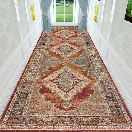 Retro Persian Long Runner Rug — Non-Slip, Boho Hallway Carpet | Très Élite