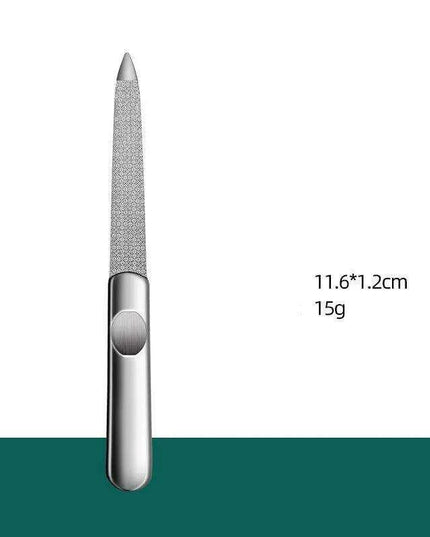 Salon-Worthy Nails Made Easy with Stainless Steel Nail File Set - 3 Sizes