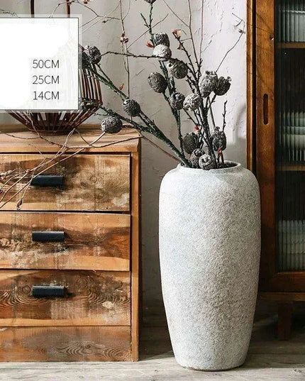 Nordic Ikebana Ceramic Vase Set for Elegant Room Decor and Plant Growth
