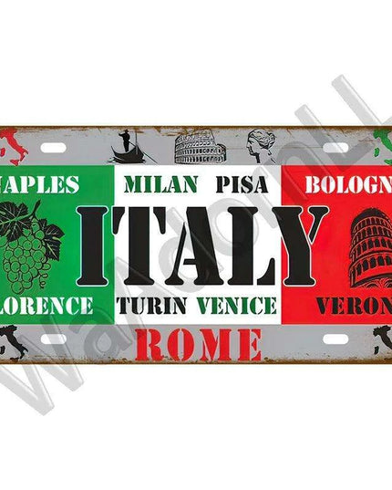 Rustic Retro Metal Wall Decor: A Stylish Touch for Man Caves and Bars