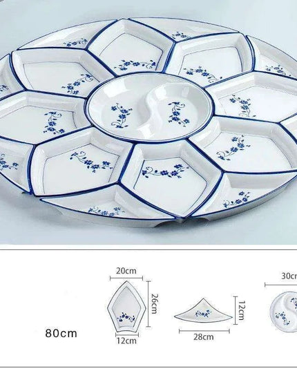 Elegant Round Ceramic Dining Set for Every Occasion