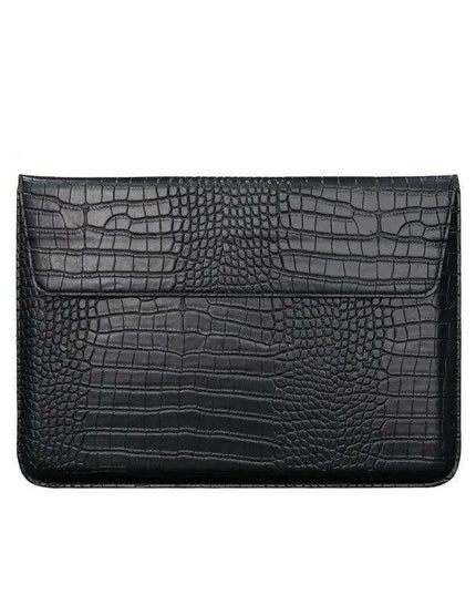 Sleek PU Leather Laptop Sleeve - Compatible with MacBook and Huawei - Chic Tech Accessory for Everyday Use