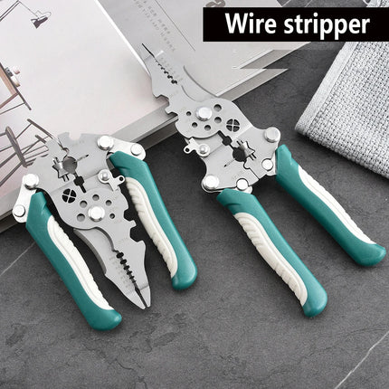 Foldable 18-in-1 Wire Stripping Pliers & Crimping Tool