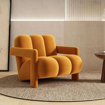 Chic Contemporary Leather Armchair Pair: Stylish Seating for Your Home