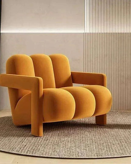 Chic Contemporary Leather Armchair Pair: Stylish Seating for Your Home