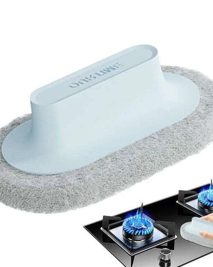 Ultimate Kitchen Cleaning Duo: Dual Action Sponge & Scrub Brush Set for Effortless Scrubbing