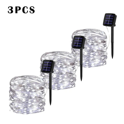 Shop1102743347 32M Solar LED Fairy String Lights - Waterproof & Twinkl