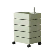 360-Degree Rotating Multi-Layer Storage Organizer - Stylish Movable Cabinet for Magazines and Cosmetics